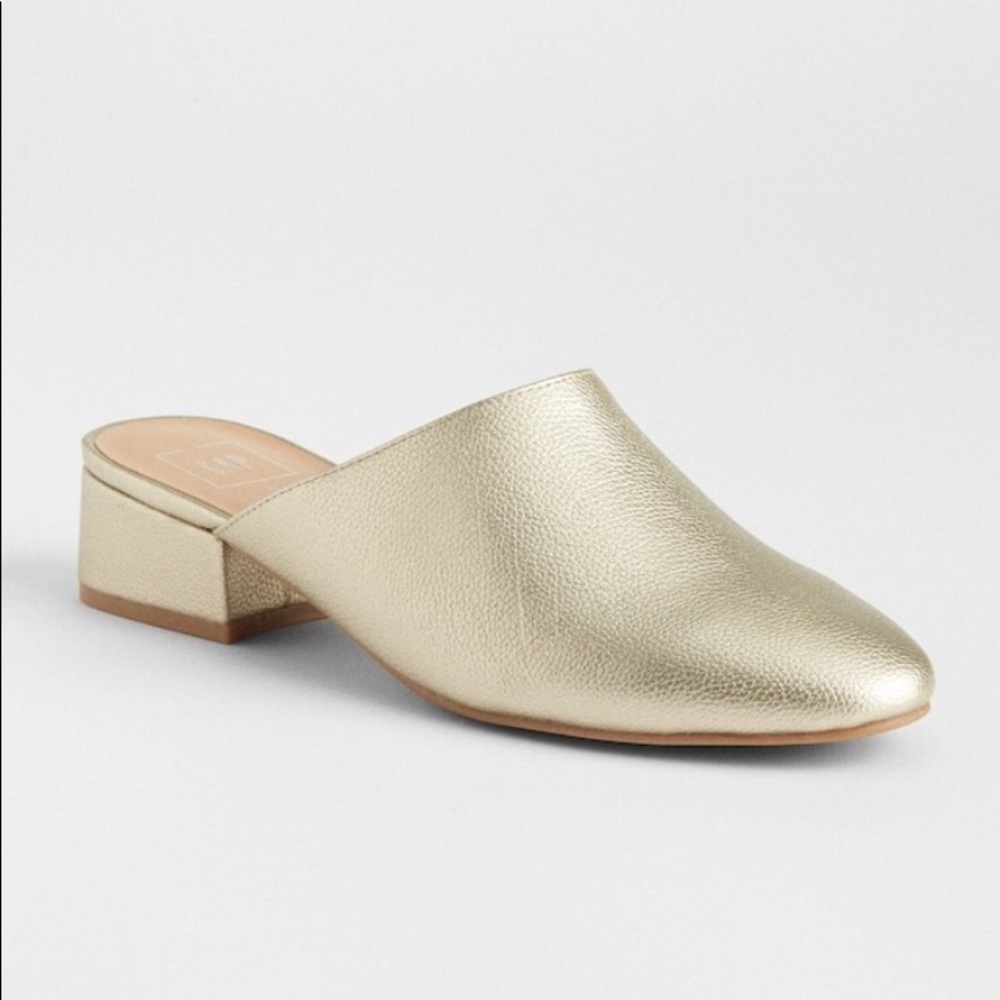 GAP Low Block Heel Mules